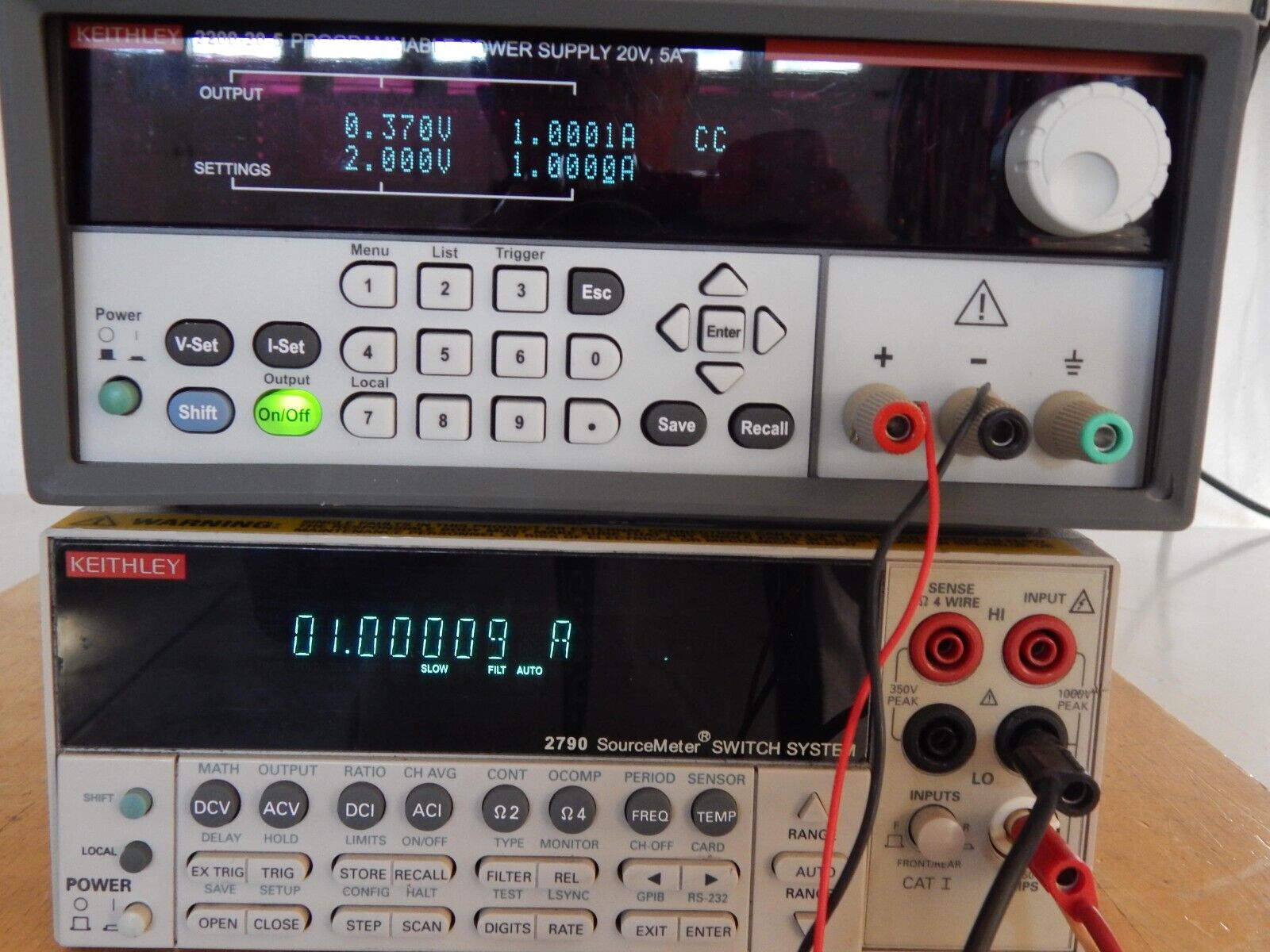 KEITHLEY 2790 SourceMeter,. faceplate has slight damage where fuseholder is KEITHLEY 2790 SourceMeter,. faceplate has slight damage where fuseholder is